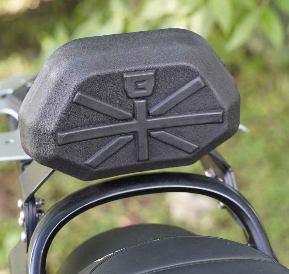 Carbon Racing Backrest For Triumph Speed 400 (Union Jack) - Motodrift