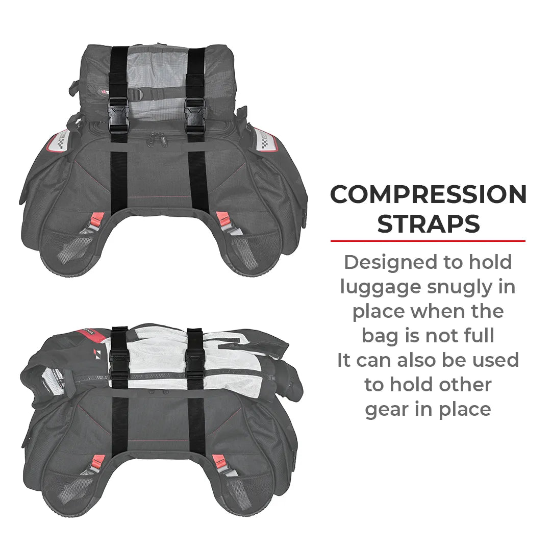 VIATERRA CLAW MINI - 100% Waterproof Motorcycle Tail Bag (Universal) - Motodrift