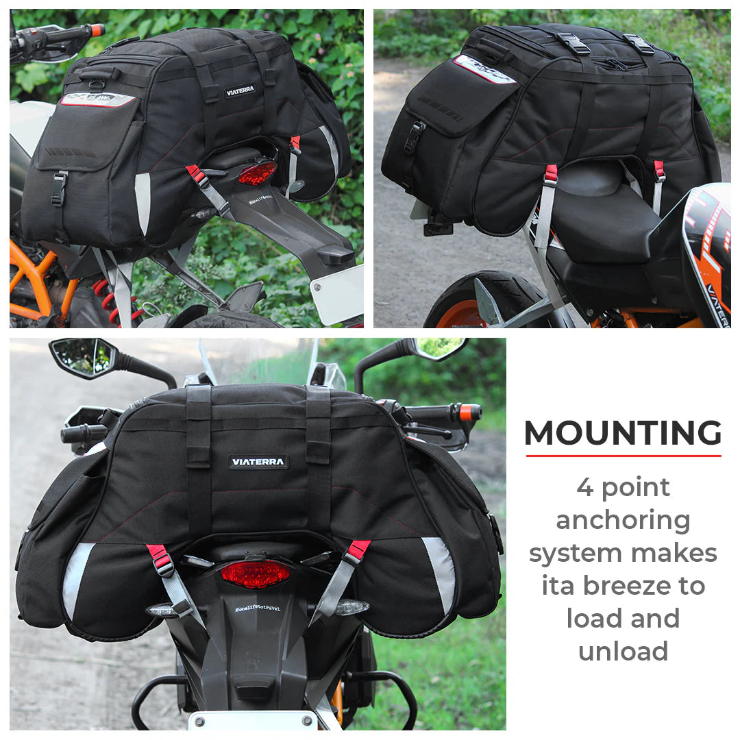 VIATERRA CLAW - Universal Motorcycle Tailbag - Motodrift