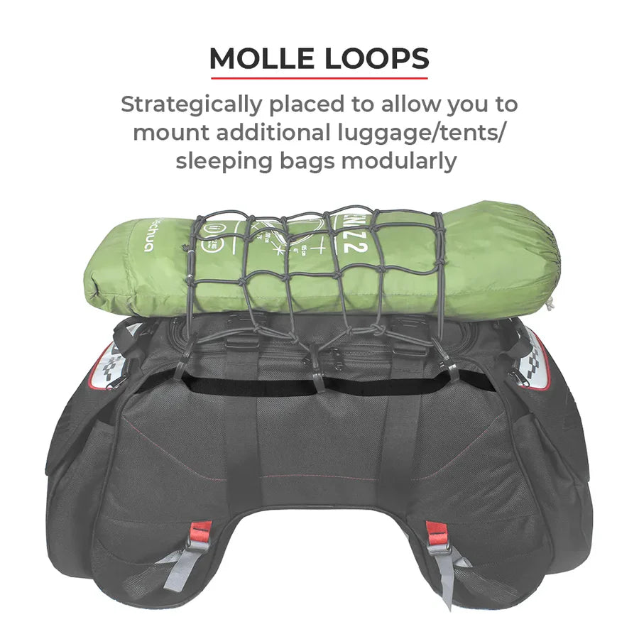 VIATERRA CLAW - 100% Waterproof Motorcycle Tail Bag (Universal) - Motodrift