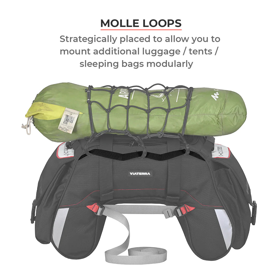 VIATERRA CLAW MINI - Universal Motorcycle Tailbag - Motodrift