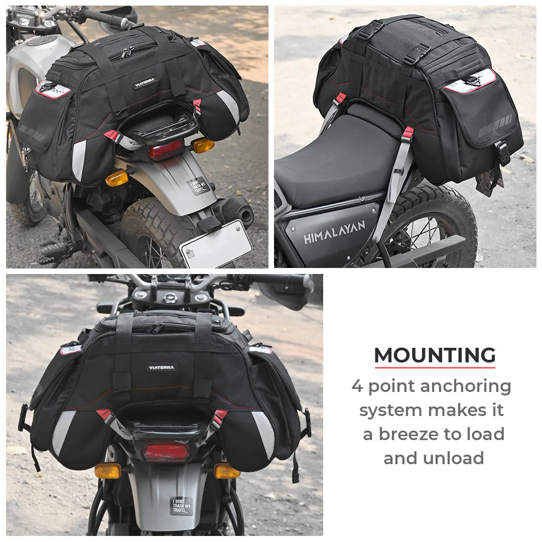 VIATERRA CLAW MINI - Universal Motorcycle Tailbag - Motodrift