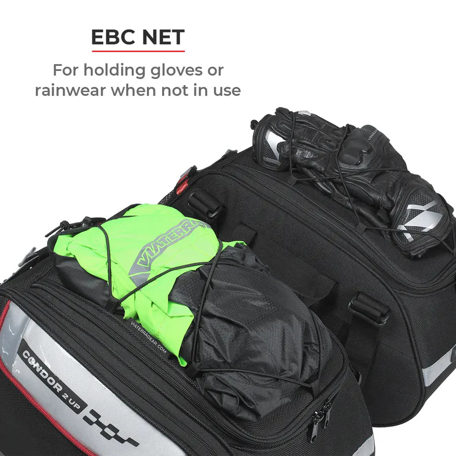 VIATERRA CONDOR 2UP - 100% Waterproof Motorcycle Saddle Bags - Motodrift