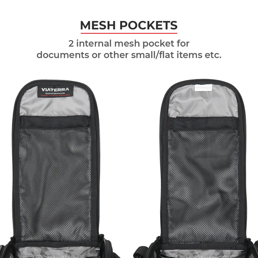 VIATERRA CONDOR SOLO - 100% Waterproof Motorcycle Saddlebags - Motodrift