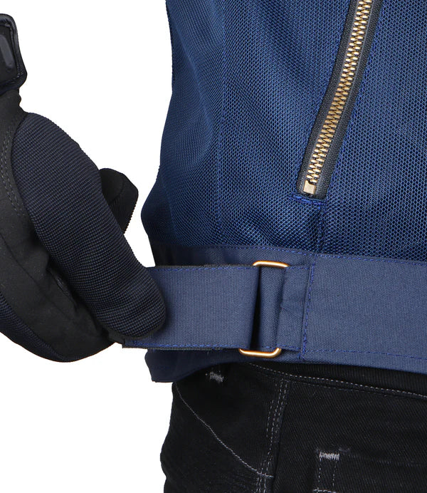 Cramster Flux Jacket - Navy Blue - Motodrift