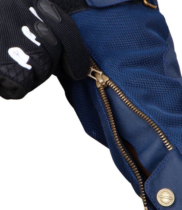Cramster Flux Jacket - Navy Blue - Motodrift