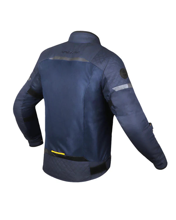 Cramster Flux Jacket - Navy Blue - Motodrift