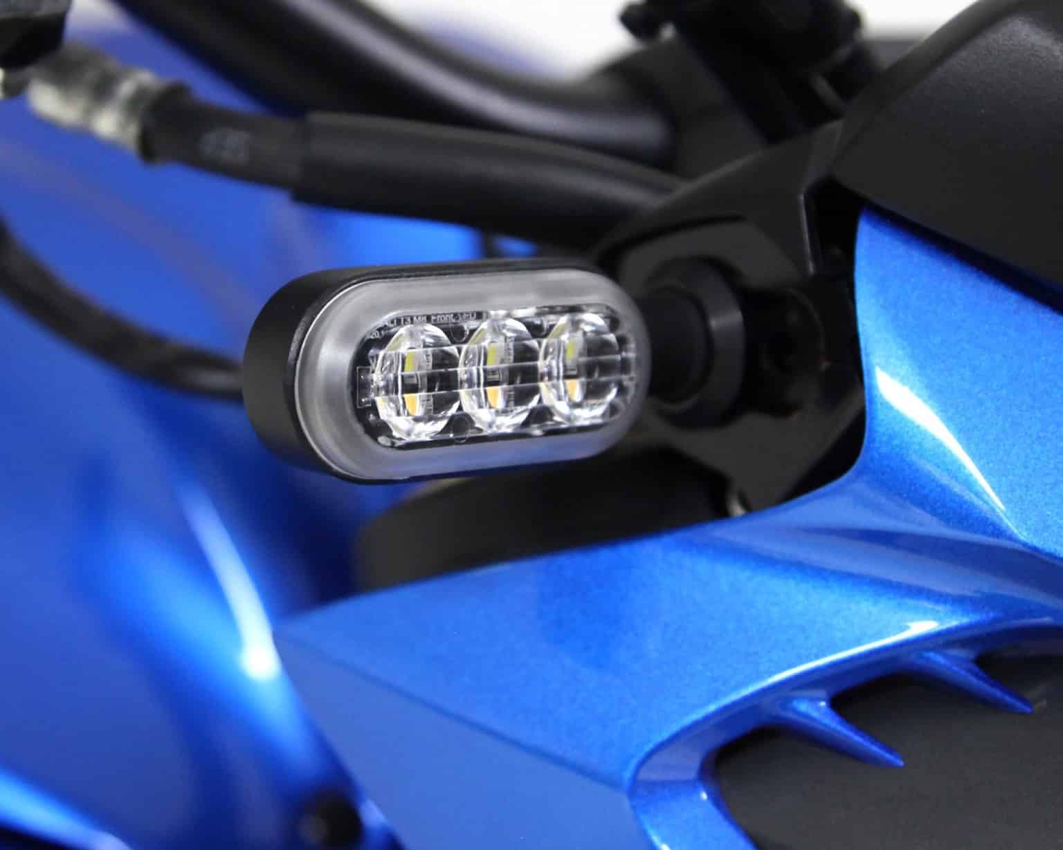 DENALI T3 Switchback LED Pods – Front Indicator/DRL – M8 Mount - Motodrift