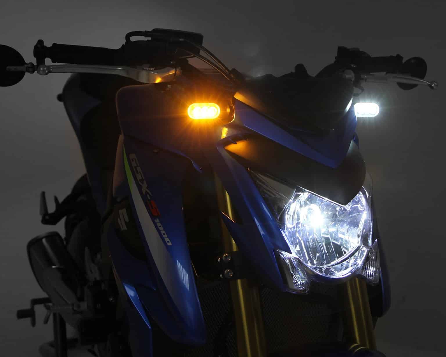 DENALI T3 Switchback LED Pods – Front Indicator/DRL – M8 Mount - Motodrift