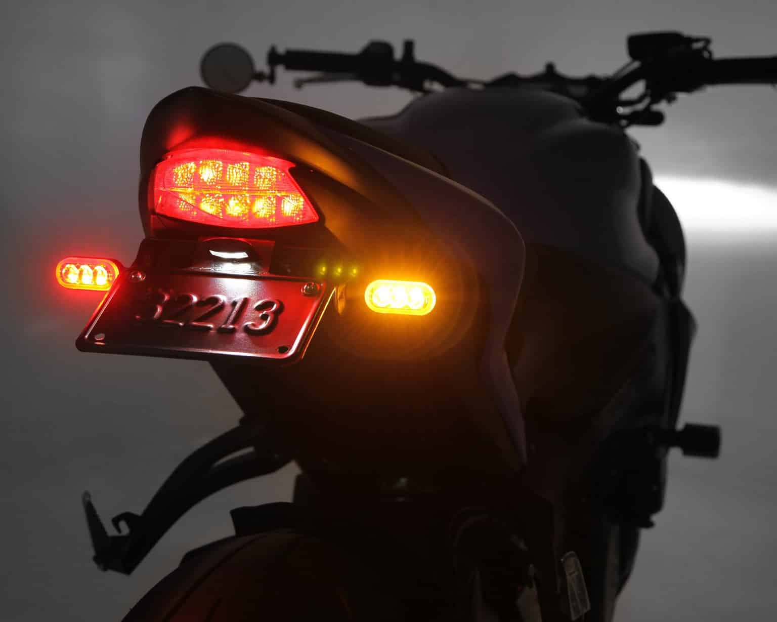 DENALI T3 Switchback LED Pods – Rear Indicator/Brake – M8 Mount - Motodrift