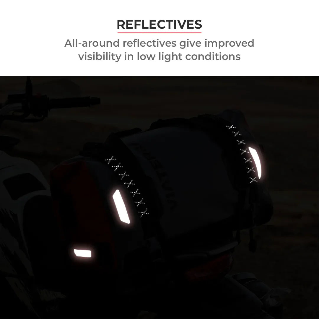 VIATERRA DRYBAG 40L - 100% Waterproof Motorcycle Tailbag (Universal) - Motodrift