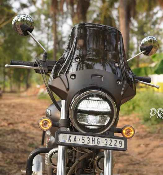 Carbon Racing Wanderer Premium Windshield For Honda CB 350 H'ness / RS - Motodrift