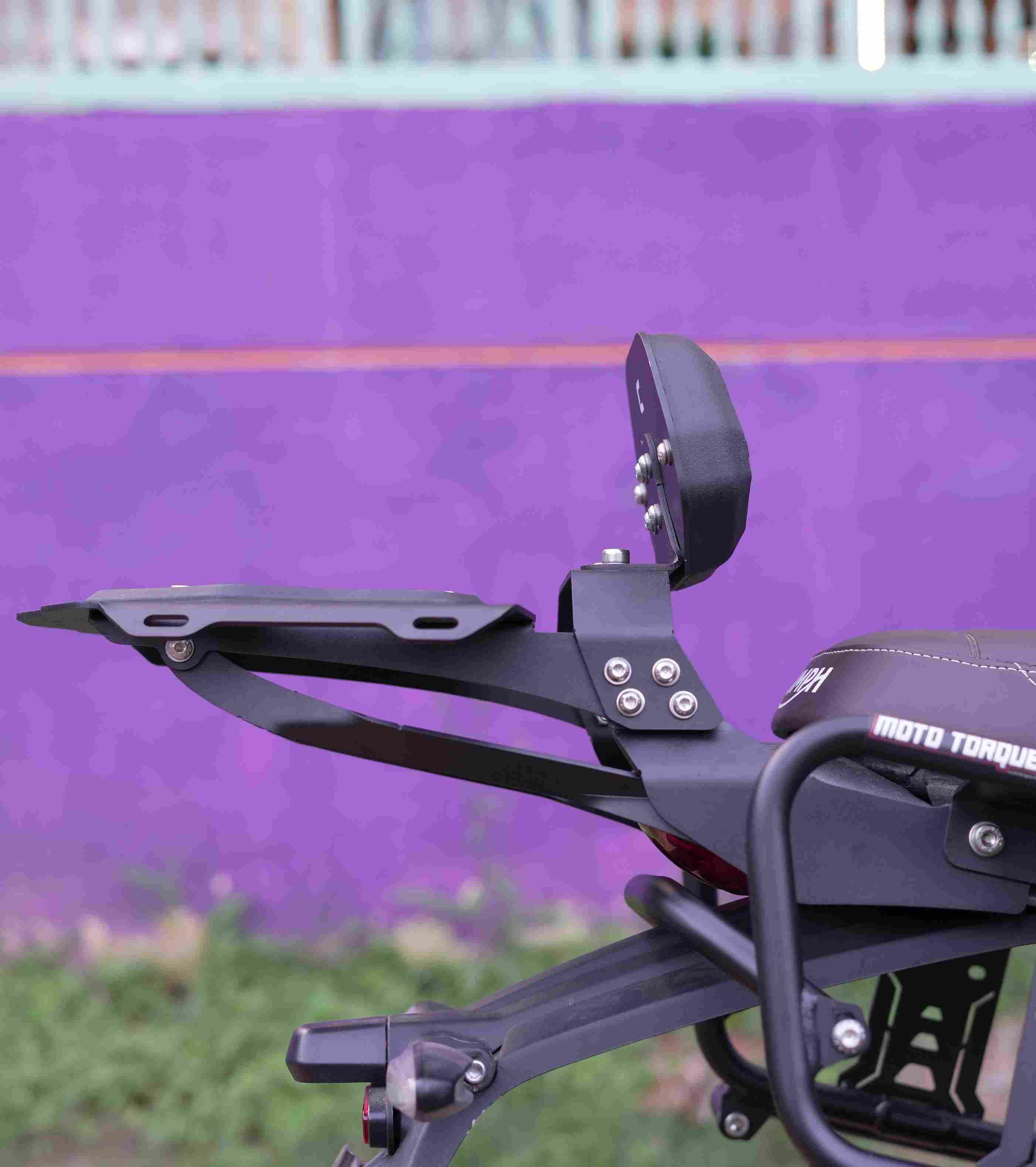 Carbon Racing Top Rack & Back Rest Combo For Triumph Speed 400 - Motodrift