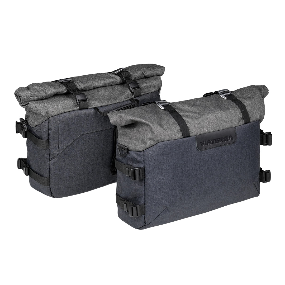 Viaterra DownTown Saddlebags Designed For Speed 400 - Motodrift