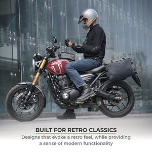 Viaterra DownTown Saddlebags Designed For Speed 400 - Motodrift
