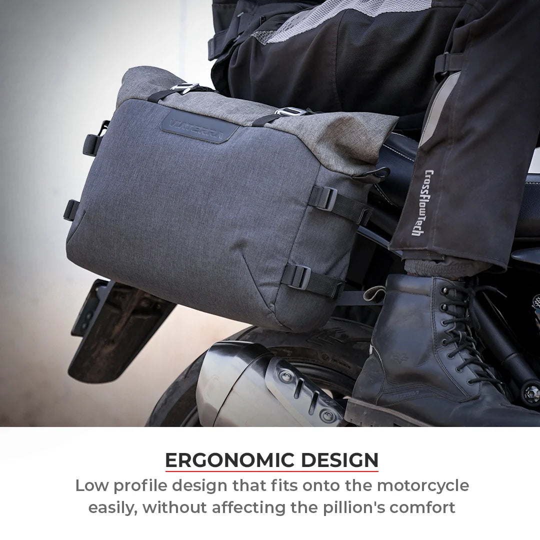 Viaterra DownTown Saddlebags Designed For Speed 400 - Motodrift