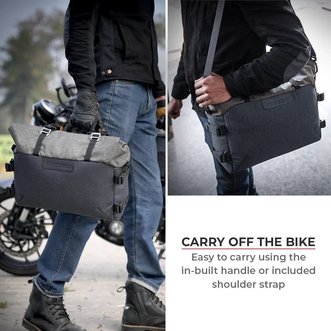 Viaterra DownTown Saddlebags Designed For Speed 400 - Motodrift
