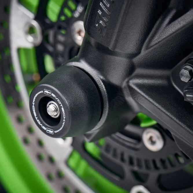 Evotech Front Spindle Bobbins For Kawasaki Ninja ZX-6R 40th Anniversary Edition (2024+)