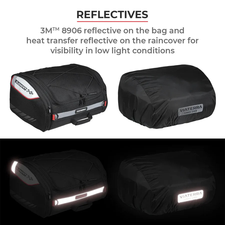 VIATERRA ELEMENT - Universal Motorcycle Tail Bag - Motodrift