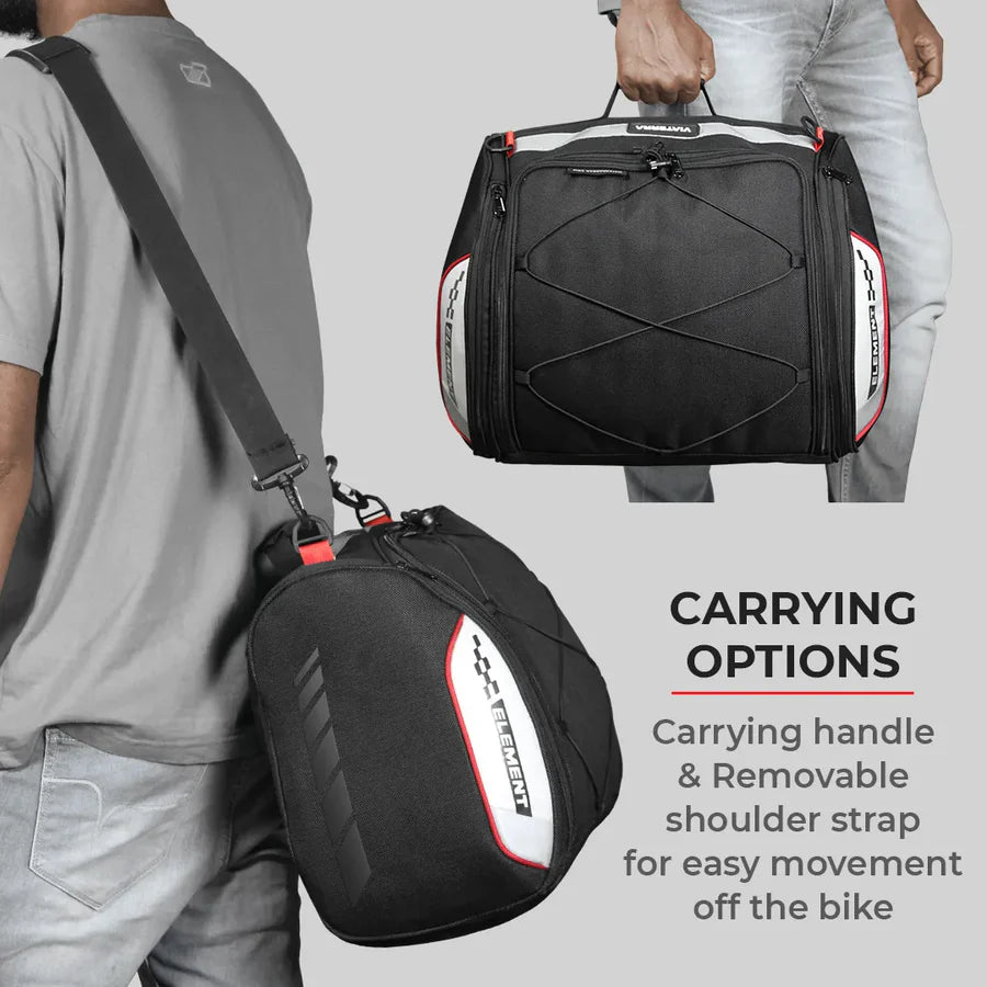 VIATERRA ELEMENT - Universal Motorcycle Tail Bag - Motodrift