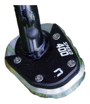 Carbon Racing Side Stand Enlarger Triumph Speed 400 - Premium Quality - Motodrift