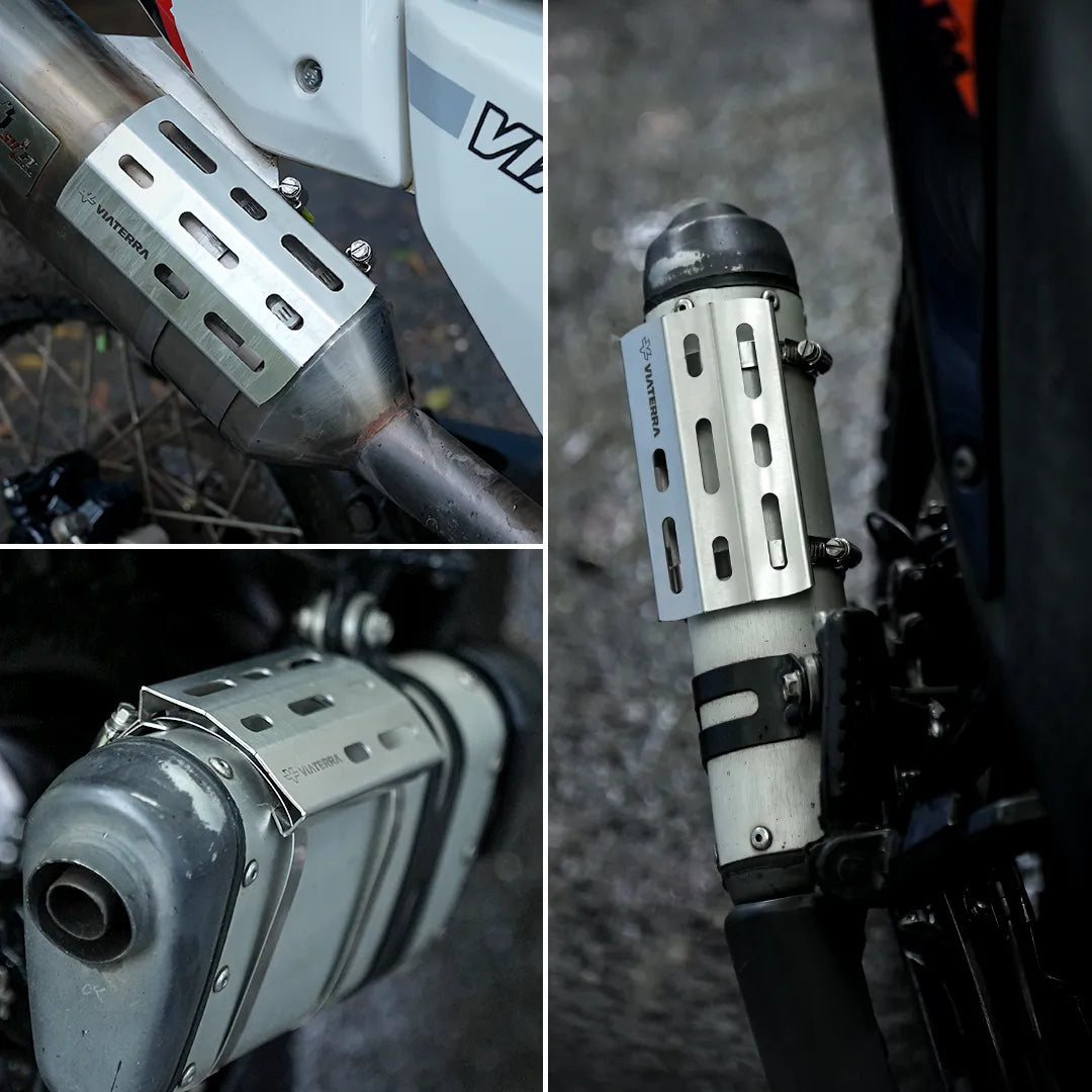 Viaterra End Can Heat Shield - Motodrift