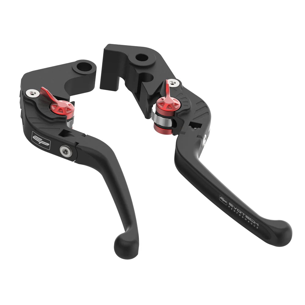 Evotech Performance Evo Folding Clutch & Brake Lever Set For Aprilia RS 457 (2024 - ) - Motodrift