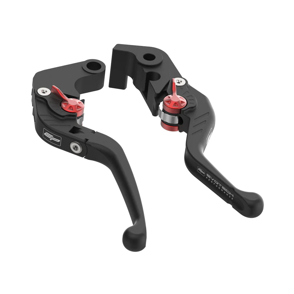Evotech Performance Evo Folding Clutch & Short Brake Lever Set For Aprilia RS 457 (2024 - ) - Motodrift