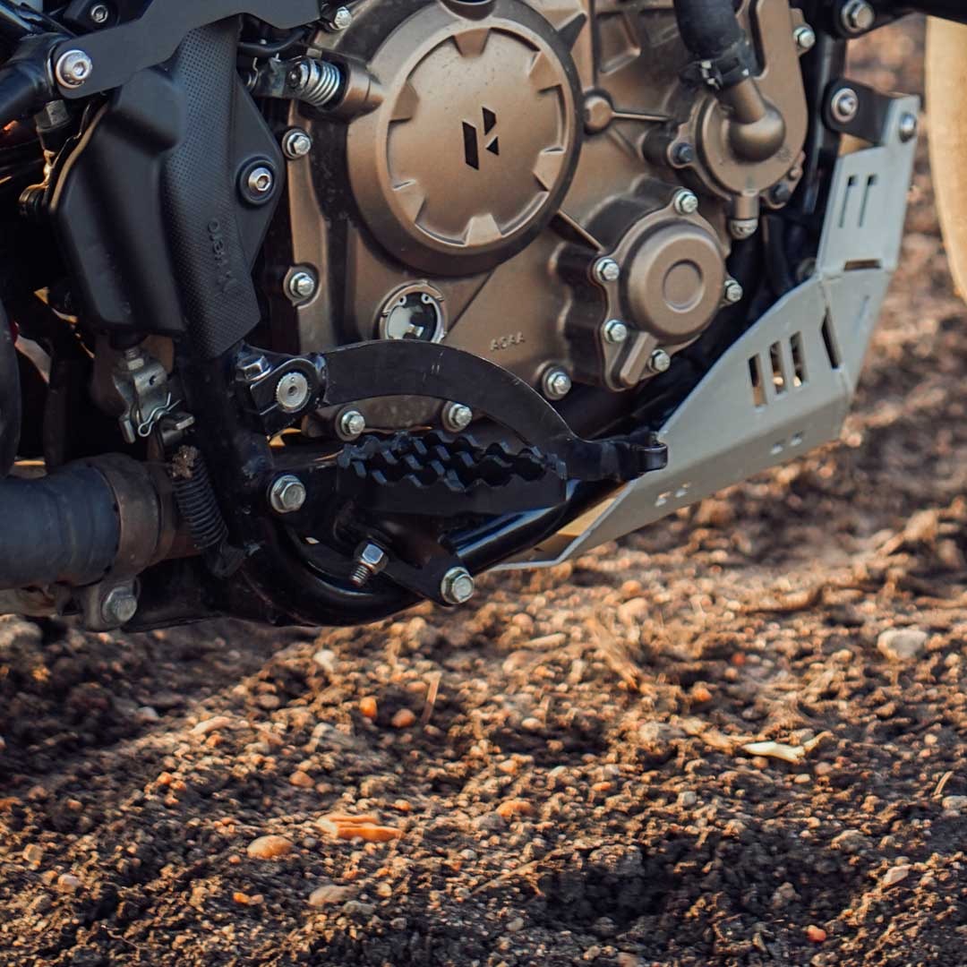 LCB Tour Pro Rallytrek Footrest For Hero Xpulse 210 - Motodrift