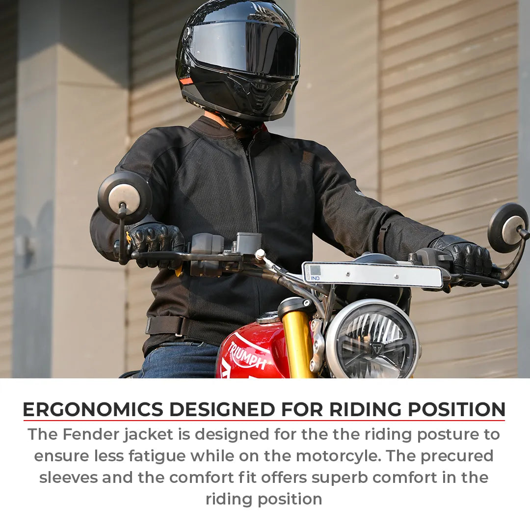 Viaterra Fender – Urban Mesh Riding Jacket with Base Layer - Motodrift