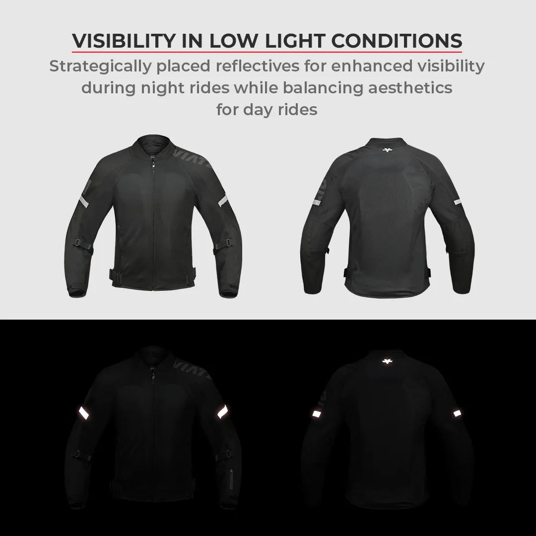 Viaterra Fender – Urban Mesh Riding Jacket with Base Layer - Motodrift