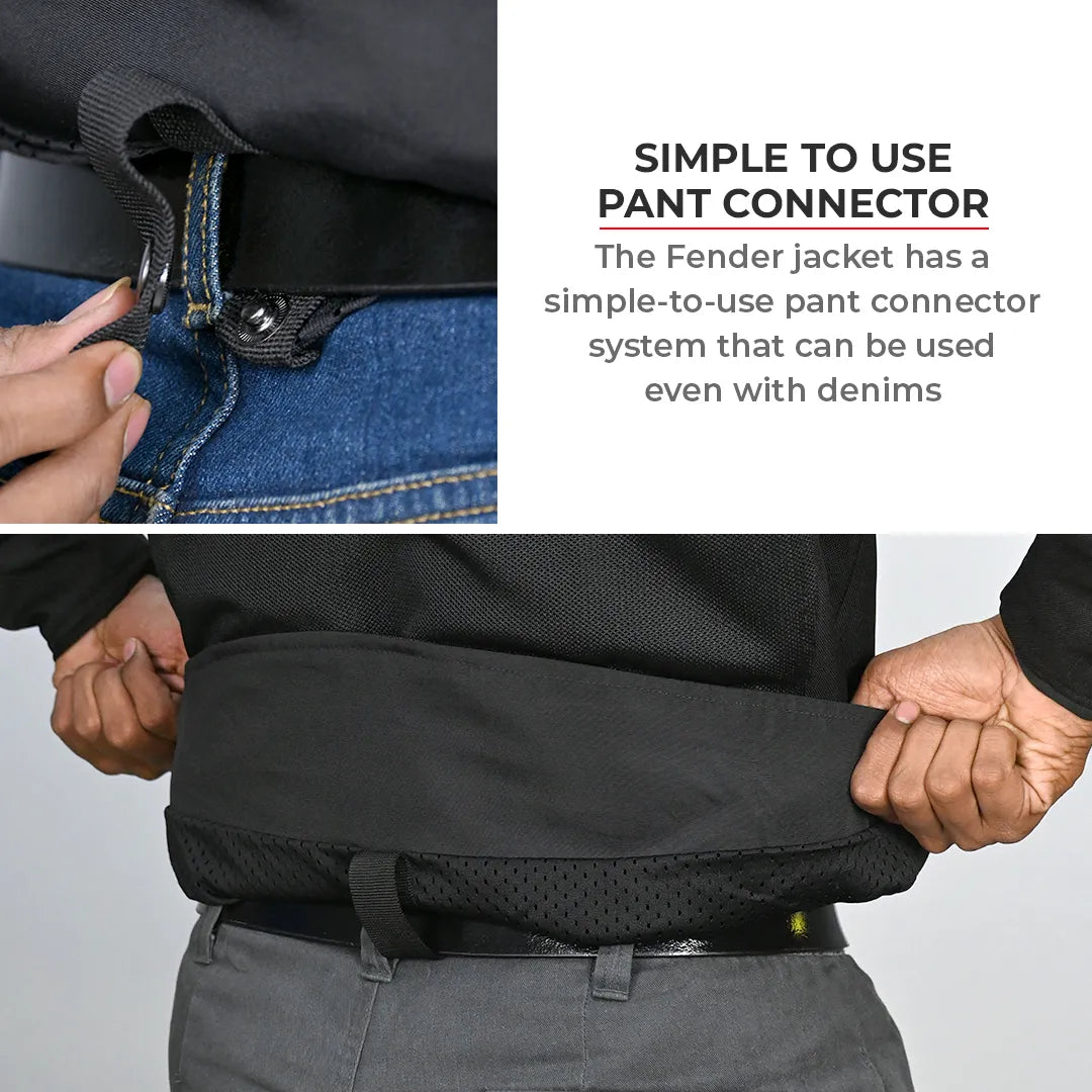 Viaterra Fender – Urban Mesh Riding Jacket with Base Layer - Motodrift