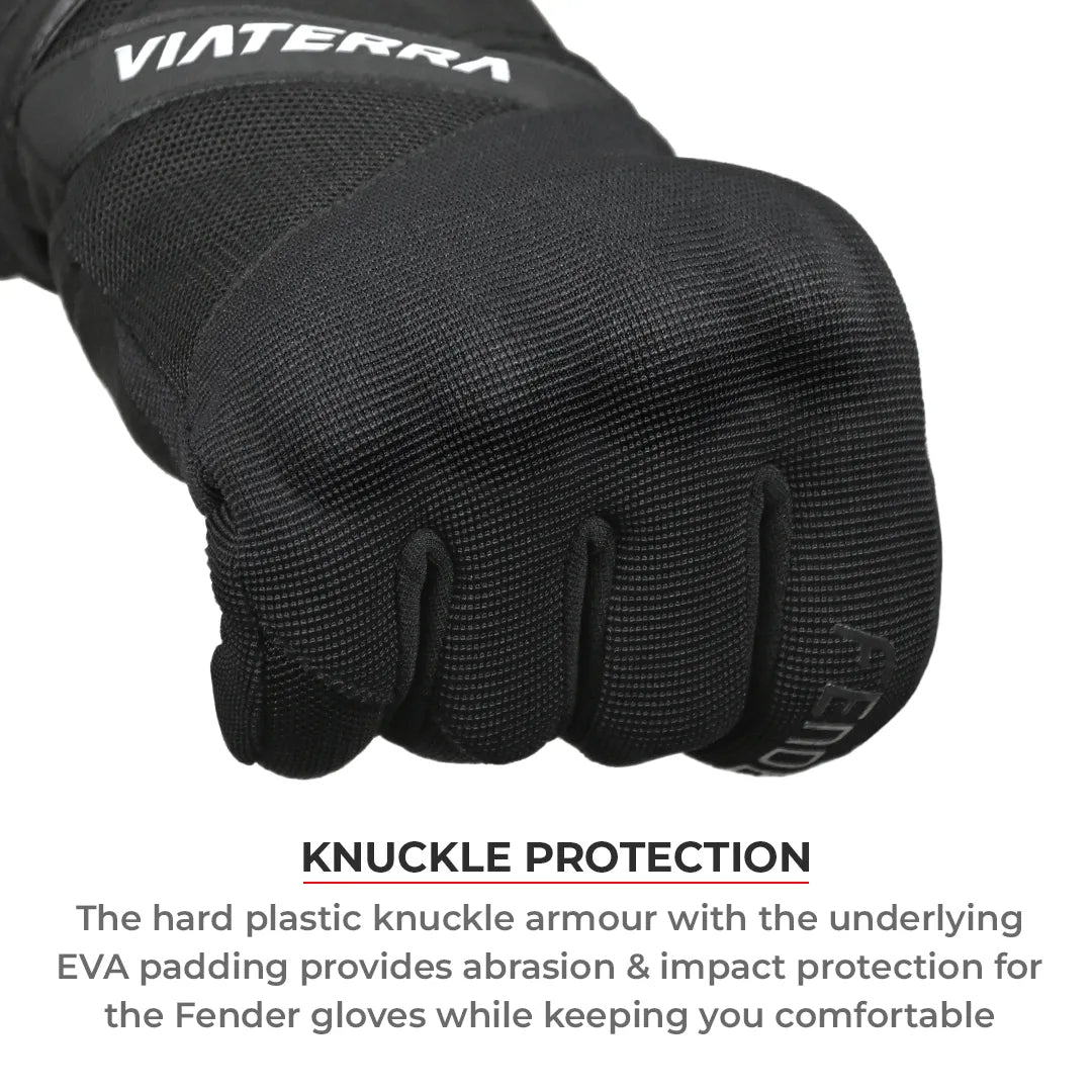 VIATERRA Fender – Daily Use Motorcycle Gloves for Men - Motodrift