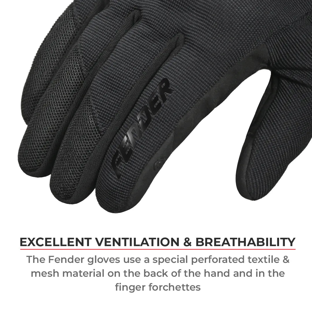 VIATERRA Fender – Daily Use Motorcycle Gloves for Men - Motodrift