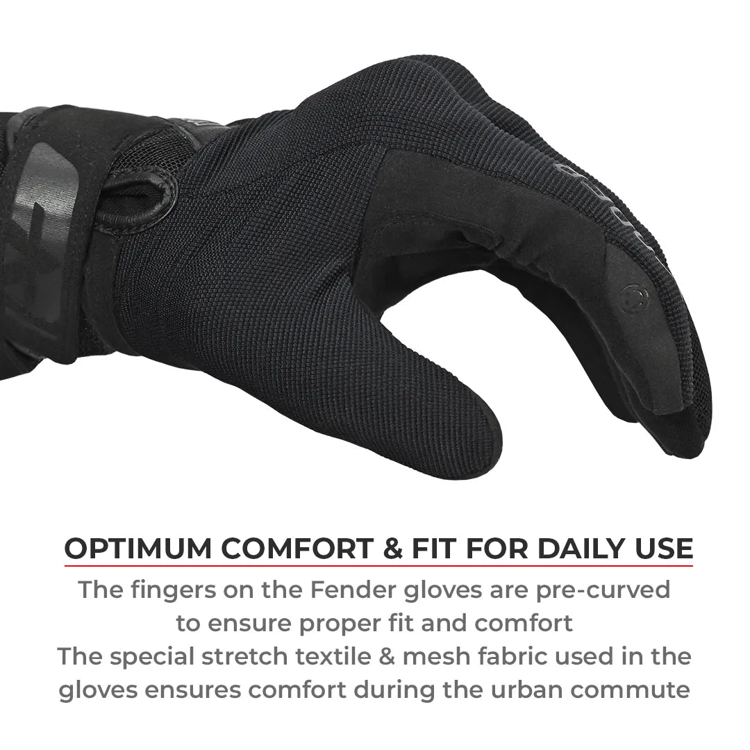 VIATERRA Fender – Daily Use Motorcycle Gloves for Men - Motodrift