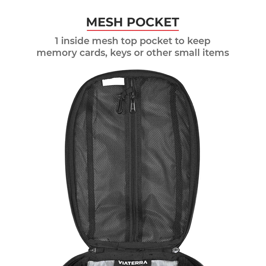 VIATERRA FLY MAGNETIC - Motorcycle Tank Bag (Magnet Based) - Motodrift