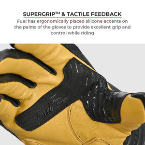Viaterra FUEL Retro Classic Leather Motorcycle Gloves - Motodrift