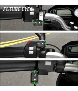 Future Eyes F 20-P Dual Colour Auxillary Lights - Motodrift