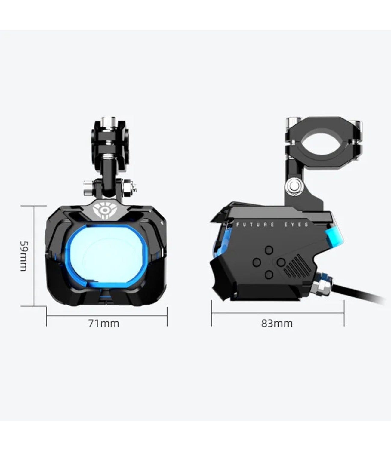 Future Eyes F 30-P Dual Colour Auxillary Lights - Motodrift