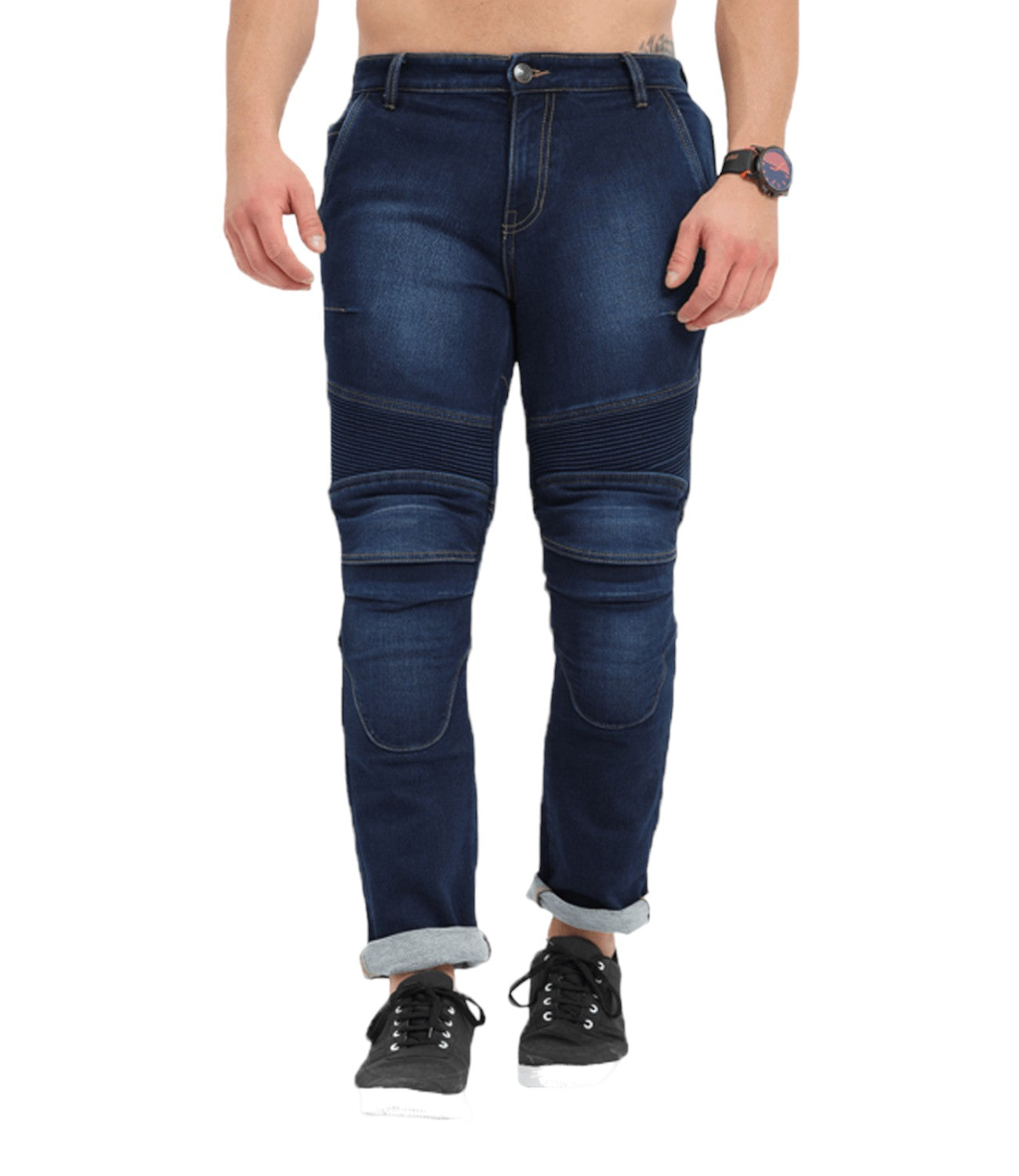 Solace GRAVEL Motorcycle Kevlar Denim (Blue) - Motodrift