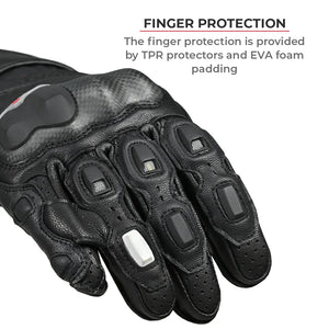 VIATERRA GRID MK3 – Full Gauntlet Riding Gloves - Motodrift