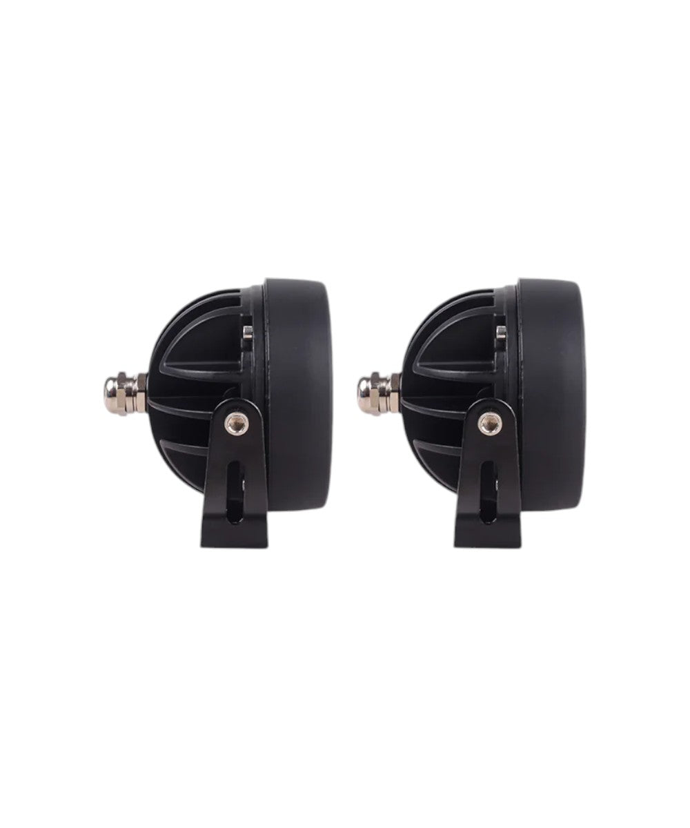 HJG 4 LED Round With Harness 40W - Motodrift