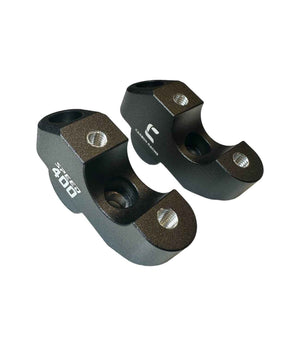 Carbon Racing Pull-Back Handlebar Risers For Triumph Speed 400 (Offset) - Motodrift