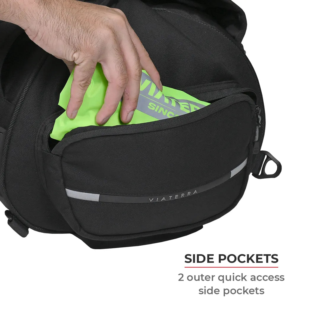 VIATERRA RTW Series - Hammerhead 75 Universal Motorcycle Tailbag - Motodrift
