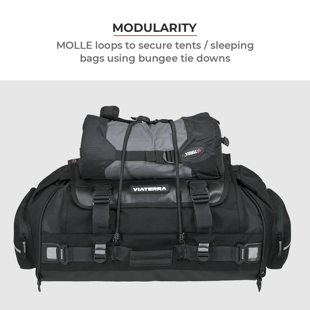 VIATERRA RTW Series - Hammerhead 75 Universal Motorcycle Tailbag - Motodrift