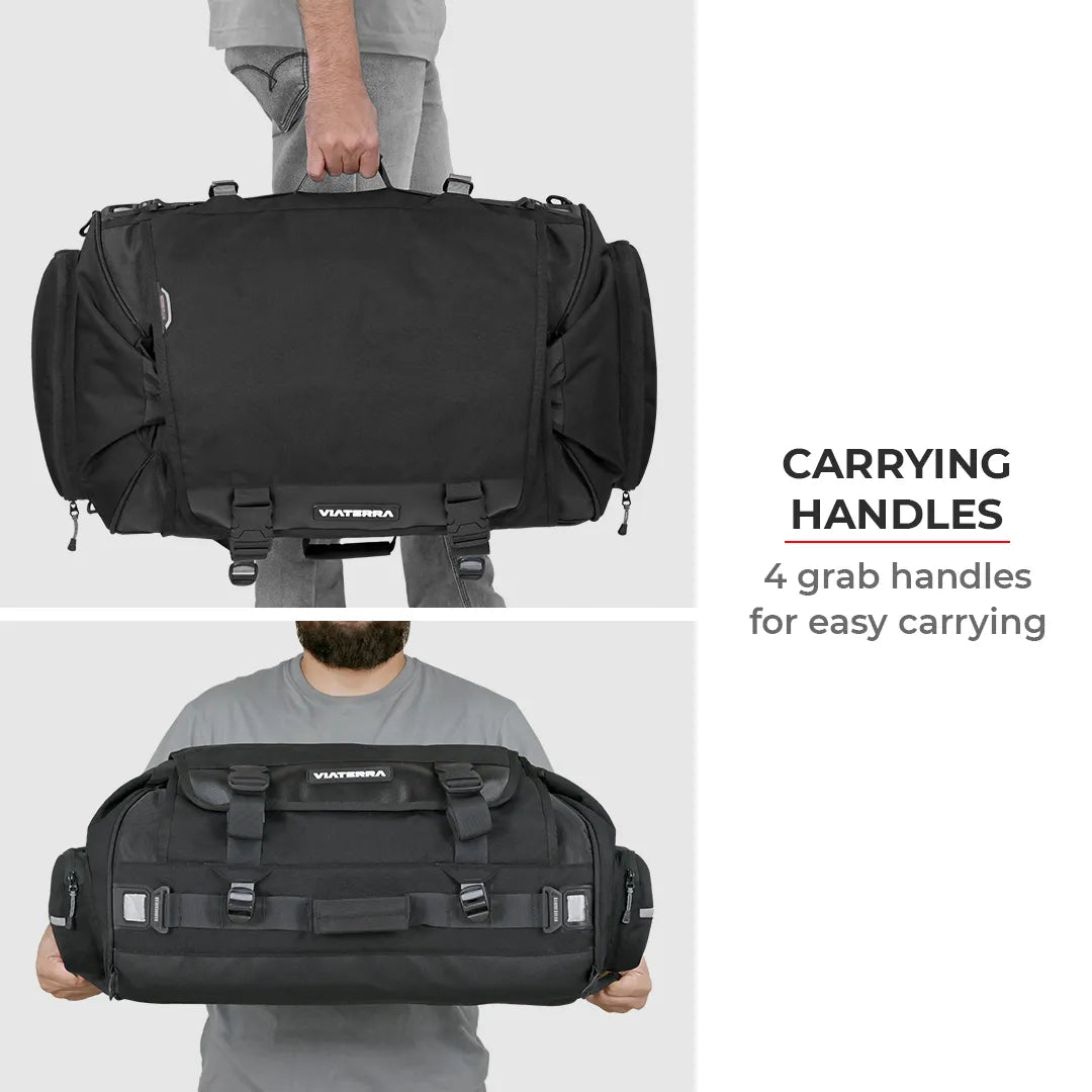 VIATERRA RTW Series - Hammerhead 75 Universal Motorcycle Tailbag - Motodrift