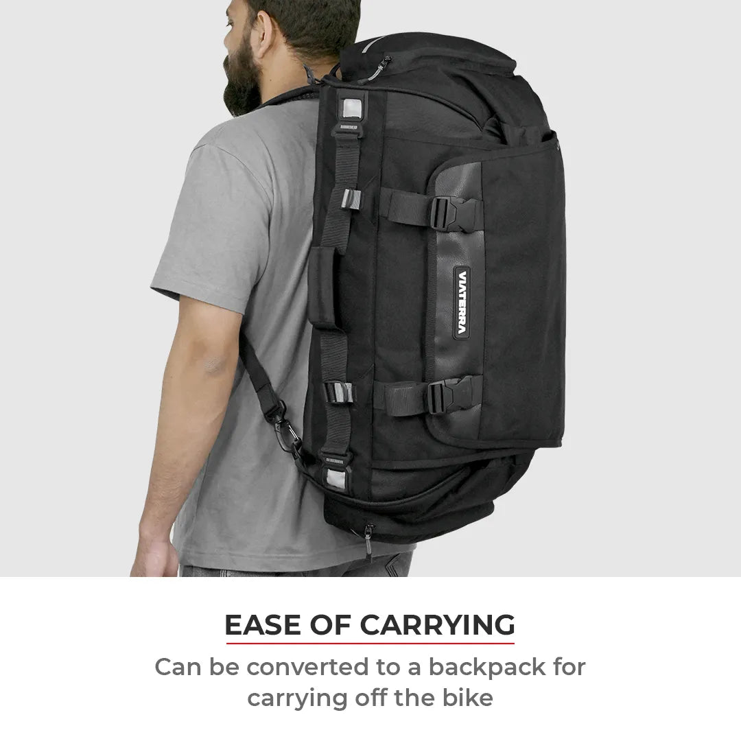 VIATERRA RTW Series - Hammerhead 75 Universal Motorcycle Tailbag - Motodrift