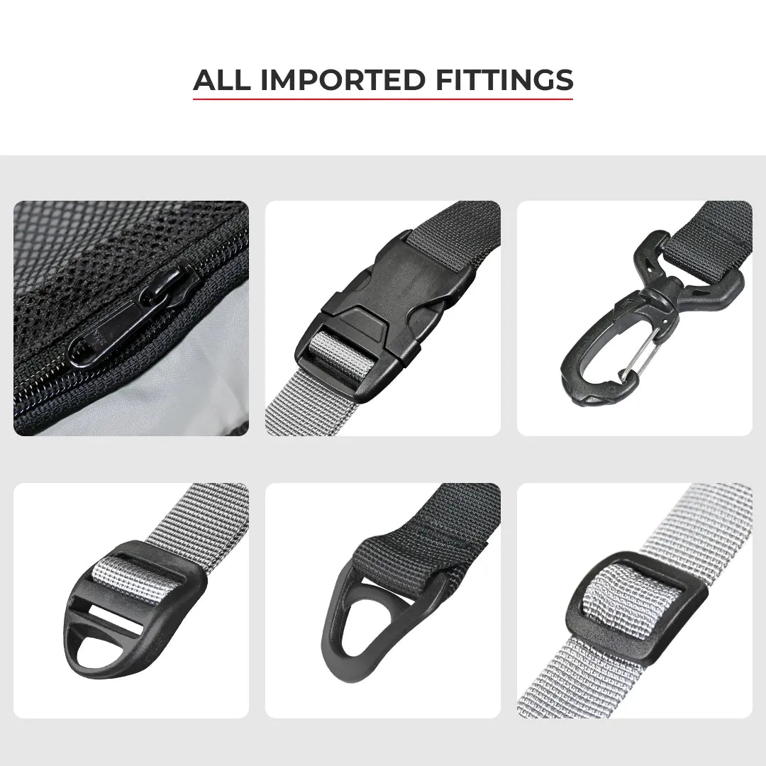 VIATERRA RTW Series - Hammerhead 75 Universal Motorcycle Tailbag - Motodrift