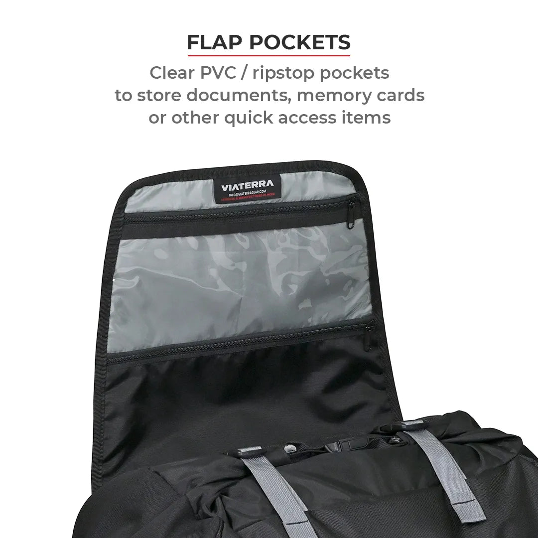 VIATERRA RTW SERIES - Hammerhead 45 Universal Motorcycle Tailbag - Motodrift