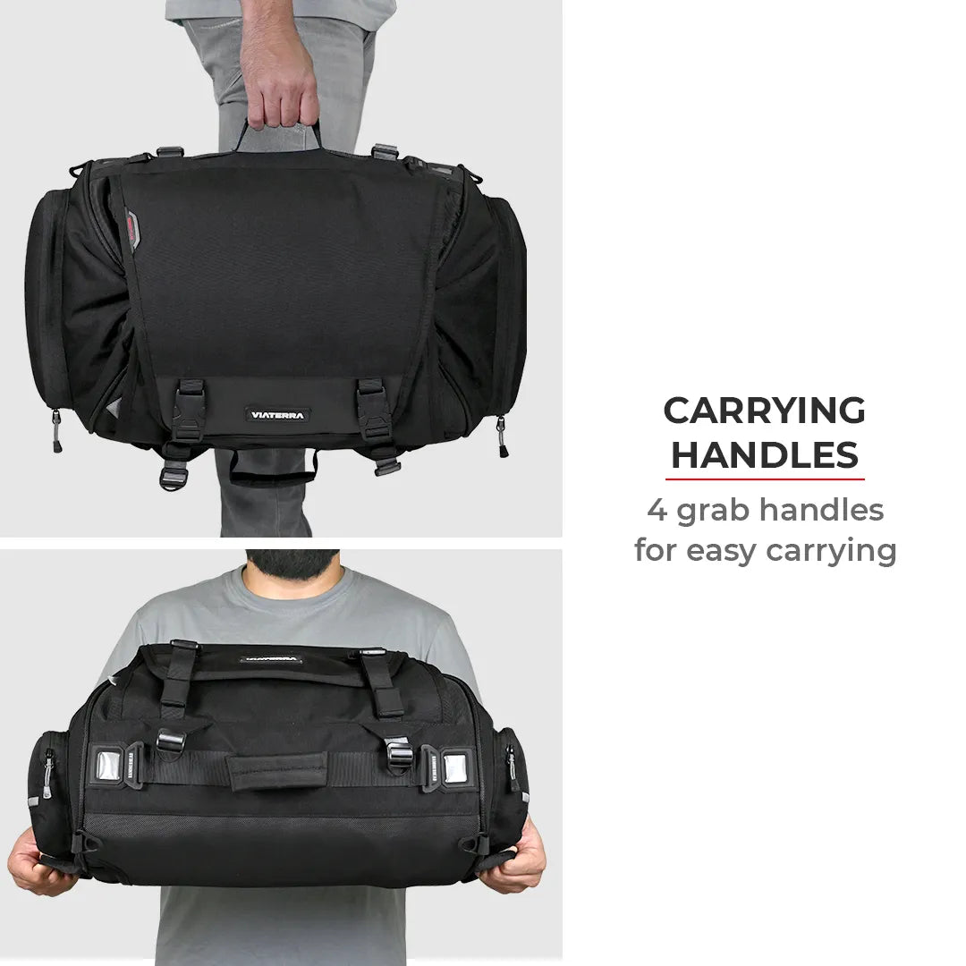 VIATERRA RTW SERIES - Hammerhead 45 Universal Motorcycle Tailbag - Motodrift